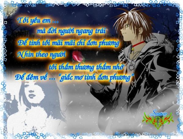 Tình đơn phương là buồn đau!!!